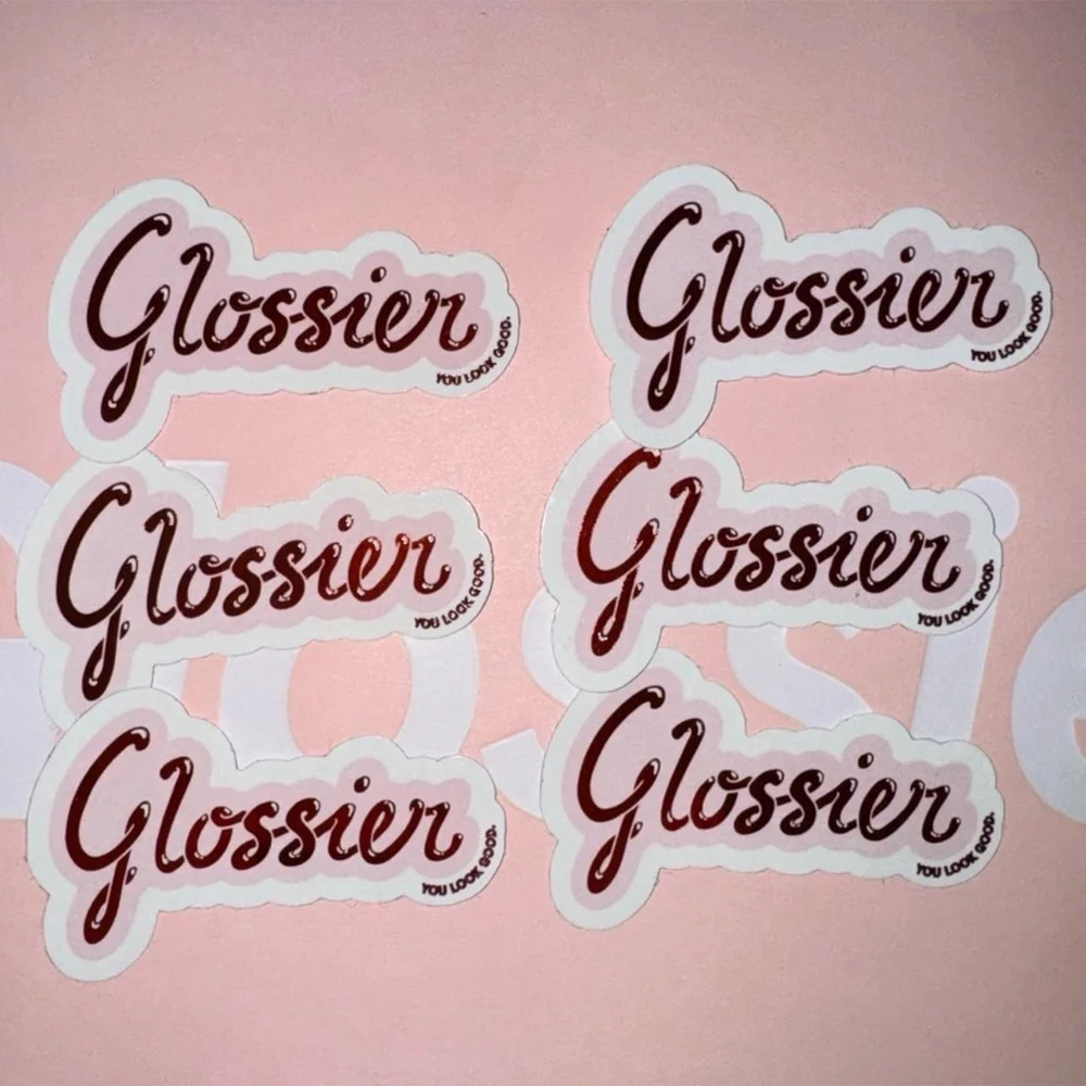 Glossier you look good sticker x 6 nwt